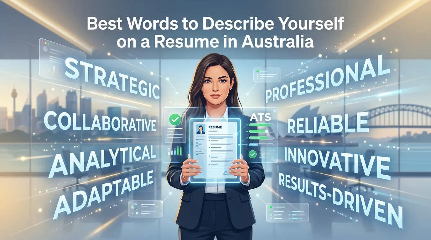 Best Words to Describe Yourself on a Resume in Australia